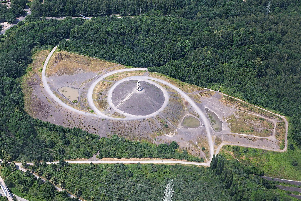 Rheinelbe aus 800 Metern Höhe